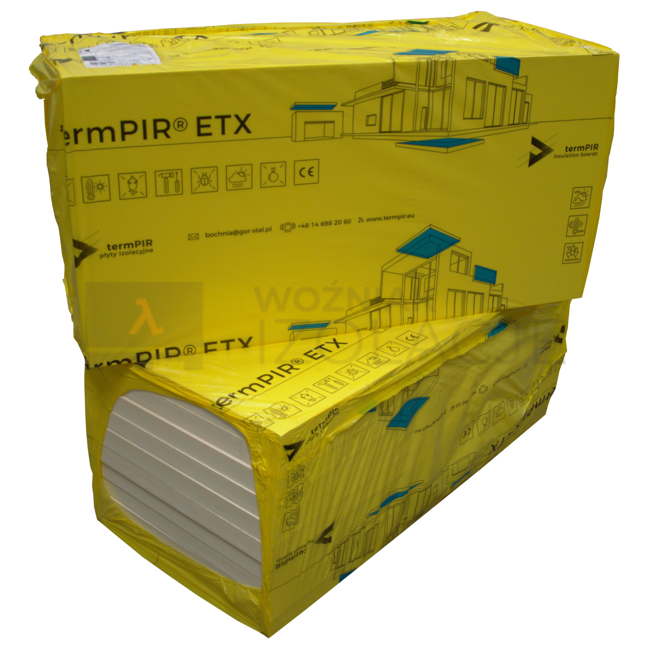 termPIR ETX 2cm 600x1200mm krawędź gładka