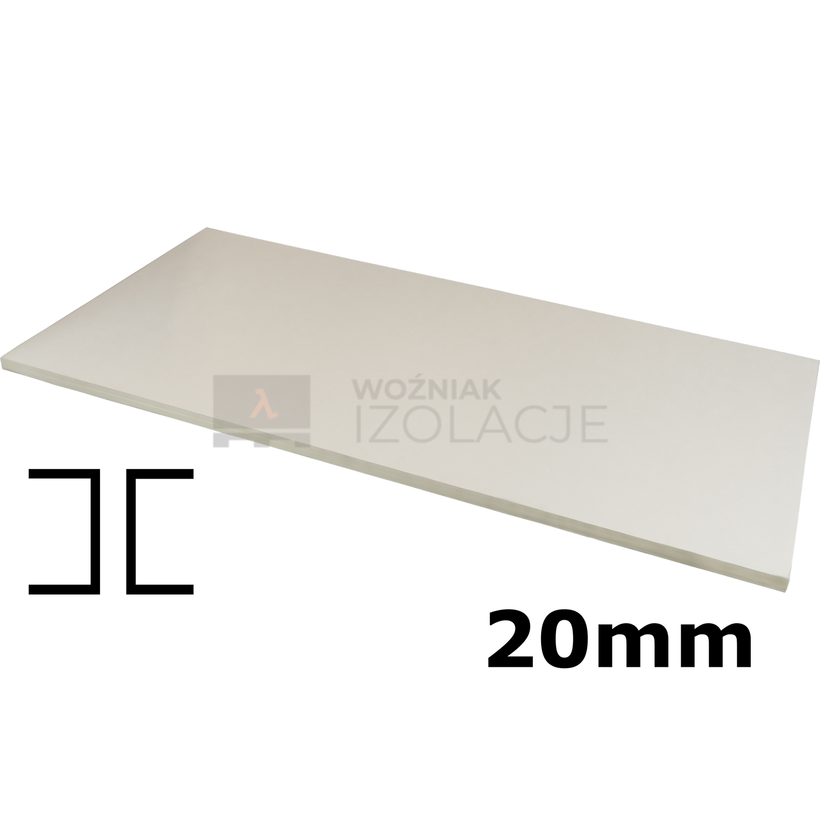 termPIR ETX 2cm 600x1200mm krawędź gładka