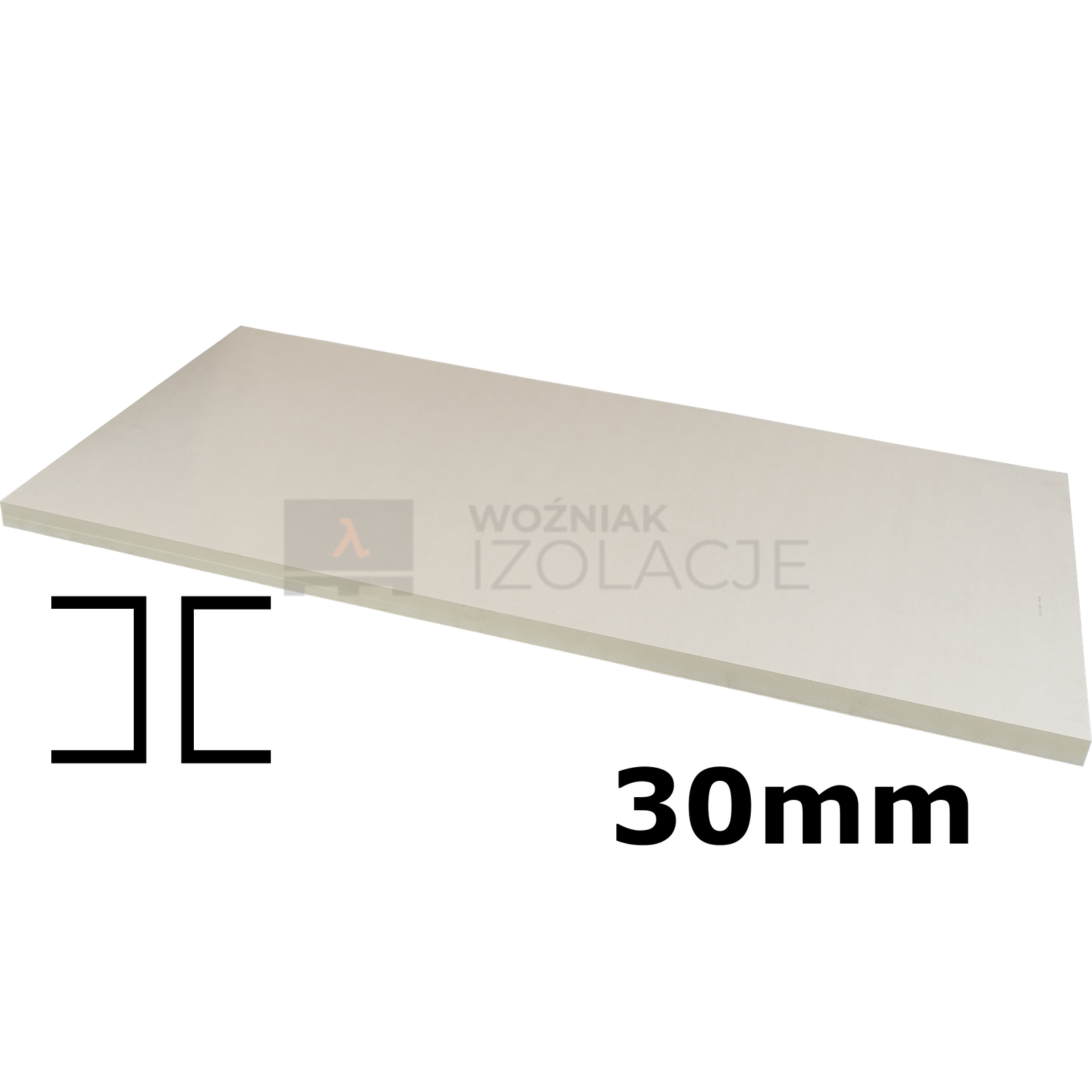 termPIR ETX 3cm 600x1200mm krawędź gładka