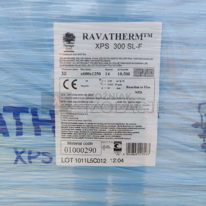 RAVATHERM XPS 300 30mm RAVATHERM XPS 300 30mm