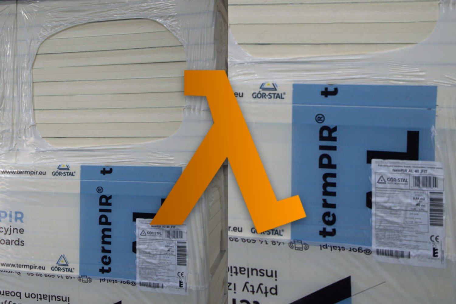 Czym jest współczynnik lambda w płytach PIR