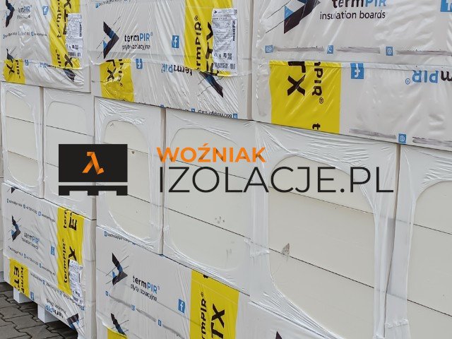 PIR ETX FIT 200 mm Płyty izolacyjne PIR do przyklejania na ścianę klejem do styropianu