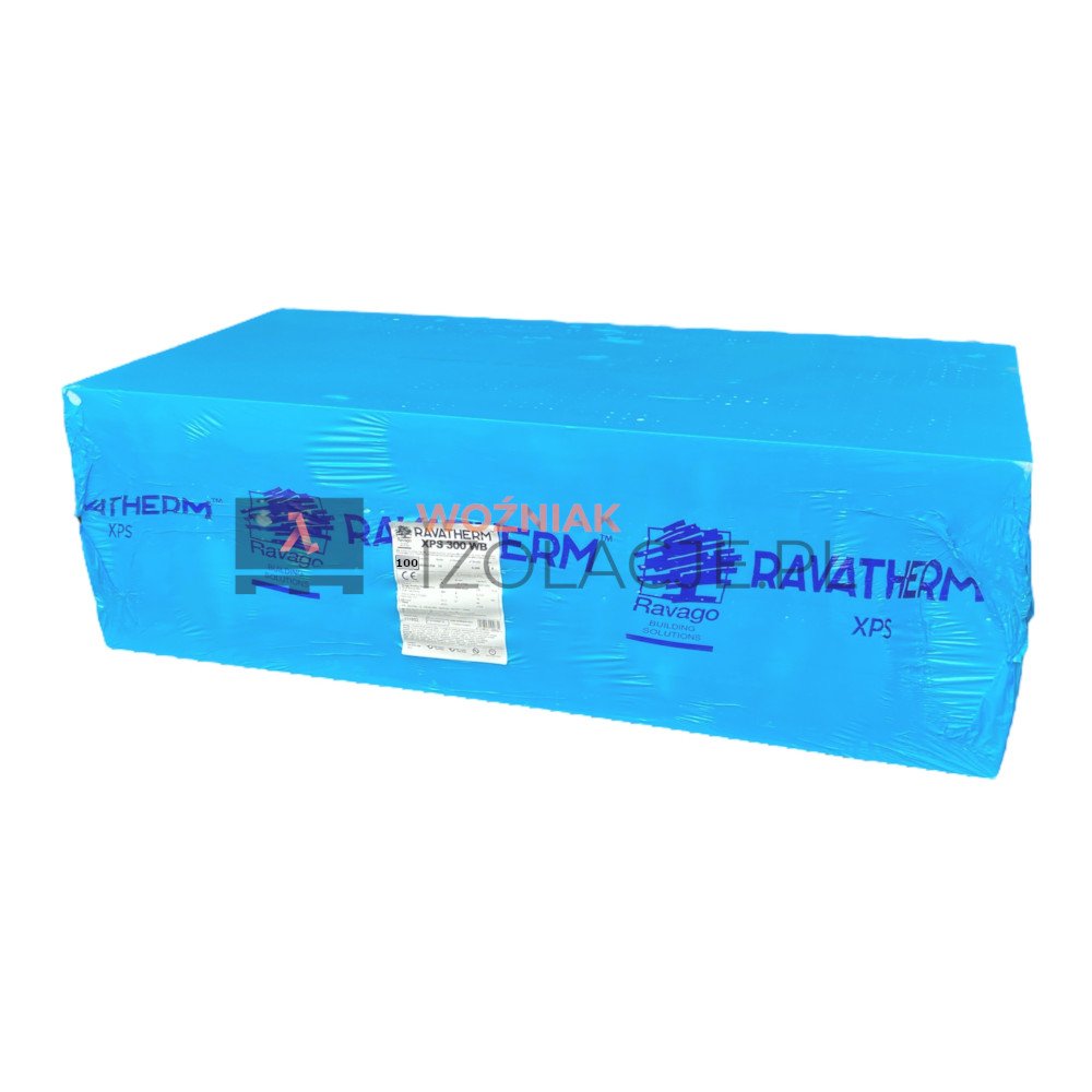 Płyty XPS 10cm 600x1250mm struktura wafla paczka 3m2 / 4 płyty